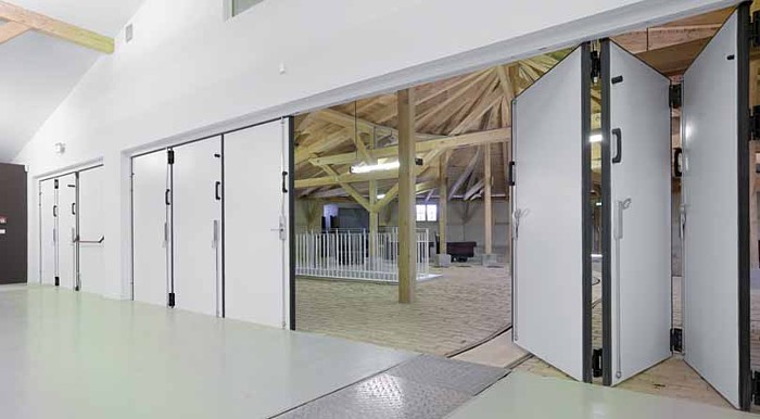 Hormann FPU insulated folding and sliding door system